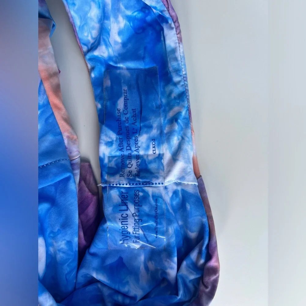 🆕 Soluna Reversible One-Piece Swimsuit Large Multicolor Tie-Dye Halter High Rise - Picture 13 of 13
